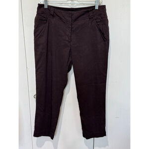 Women's Eileen Fisher purple Ankle Cropped Pants S